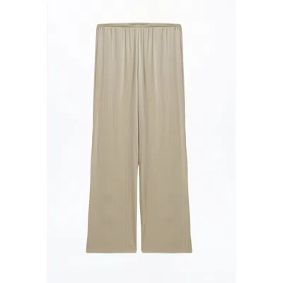 Nocturne Women's Neutrals Elastic-waist Relaxed Pants