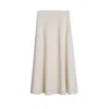 Nocturne Flared Maxi Skirt In White