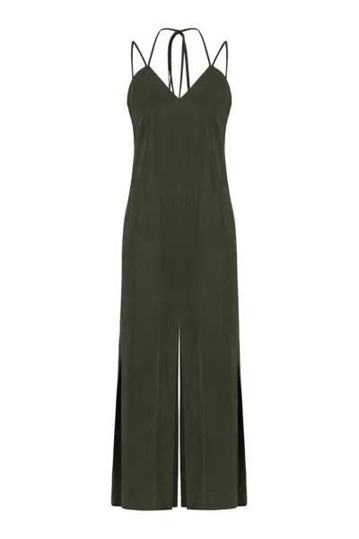 Nocturne Women's Neutrals Strappy Dress-khaki In Yellow