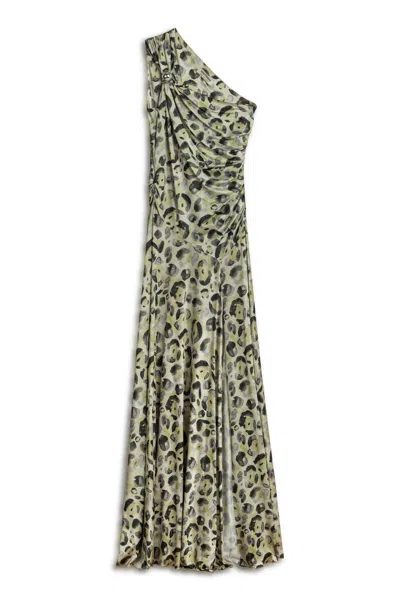 NOCTURNE WOMEN'S ONE SHOULDER PRINTED MAXI DRESS
