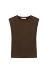 Nocturne Belted Linen Mini Shorts In Brown
