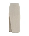 NOCTURNE WOMEN'S PENCIL SKIRT WITH SLIT