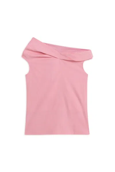 Nocturne Women's Pink / Purple Open Shoulder Blouse