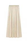 Nocturne Flowy Wide-leg Pants In Neutral