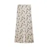 Nocturne Printed Wide-leg Pants In Neutral