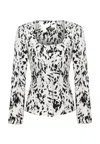 Nocturne Printed Long Sleeve Jacket