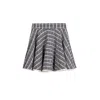 Nocturne Women's Ruffled Hem Mini Skirt In Gray
