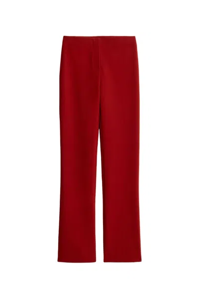 Nocturne Women's Tailored Bootcut Trousers In Red