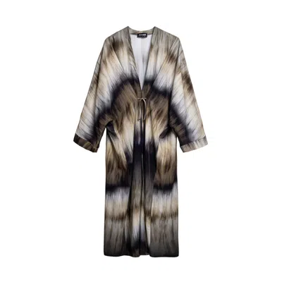 Nocturne Women's Tie-dye Patterned Maxi Dress In Multi