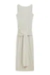 Nocturne Women's White Backless Maxi Dress In Ivory