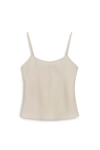 Nocturne Women's White Blouse With Rope Straps