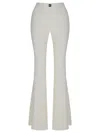 Nocturne High-waisted Flare Pants In White