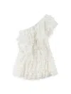 Nocturne Mini Dress With Layered Ruffle Details