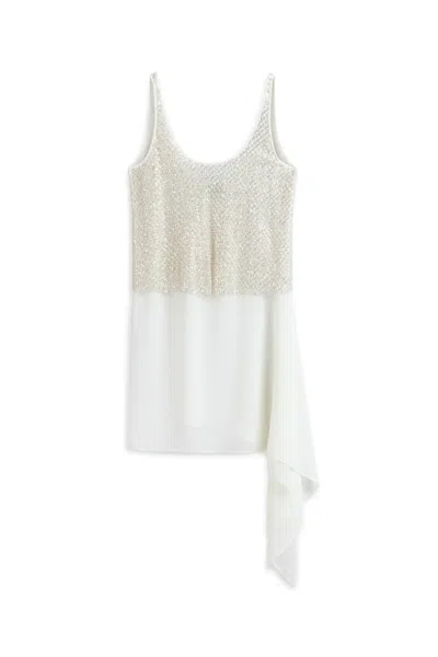 Nocturne Women's White Ecru Tie Detail Blouse