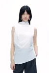 Nocturne Shawl-designed Blouse In White