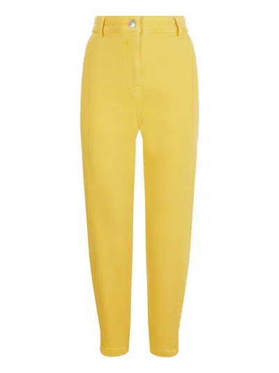 Nocturne Women's Yellow / Orange High-waisted Mom Jeans Yellow In Yellow