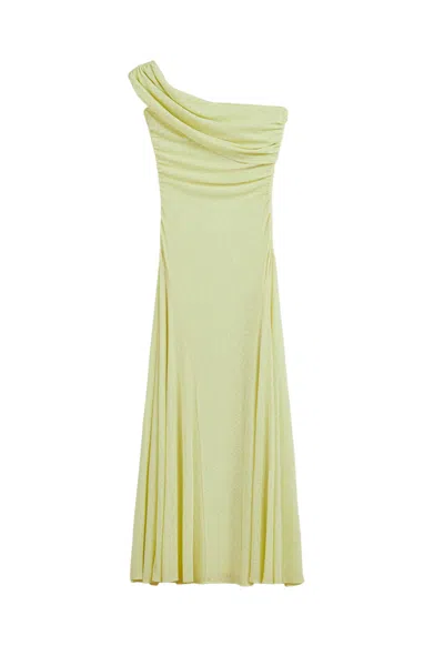 Nocturne Sleeveless Maxi Dress In Yellow