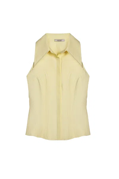 Nocturne Sleeveless Sculpted Shirt In Multi