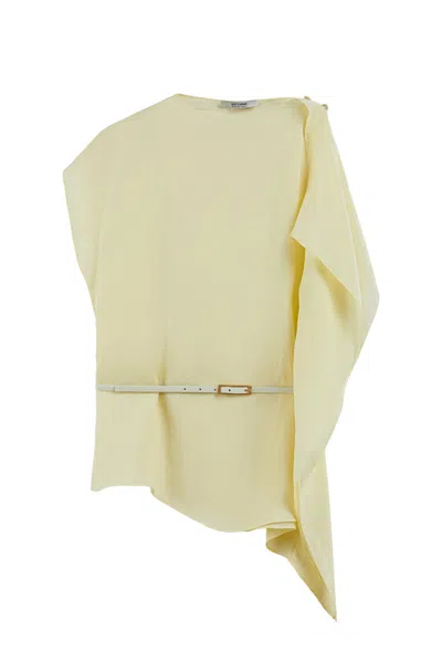 Nocturne Sleeveless Woven Blouse In Yellow