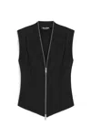 Shop Nocturne Women's Zipper Design Blouse-black