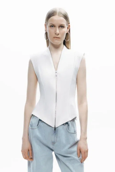 Nocturne Zipper Design Blouse
