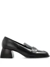 Nodaleto 50mm Bulla Cara Block-heel Loafers In Black