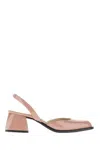 Nodaleto Antiqued Pink Leather Bulla Jones Pumps In Blush Patent