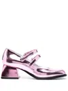 Nodaleto Bacara 75mm Metallic Pumps In Purple