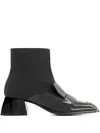 Nodaleto Block-heel Ankle Boot In Black