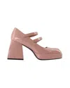 Nodaleto Bulla Babies Patent Leather Pumps In Pink