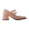 Nodaleto Antiqued Pink Leather Bulla Bacara Pumps