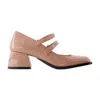Nodaleto Antiqued Pink Leather Bulla Bacara Pumps In Pink