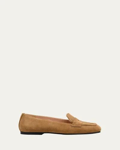 Nodaleto Bulla Cara Suede Moccasin Loafers In Brown