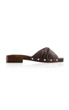 Nodaleto Bulla Mellow Flat Clog In Brown