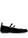 Nodaleto Bulla Rina Leather Ballet Flats In Black
