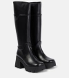 NODALETO BULLA STORMY LEATHER KNEE-HIGH BOOTS