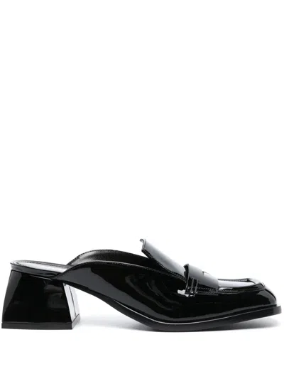 Nodaleto Cara Square-toe 60mm Mules In Black