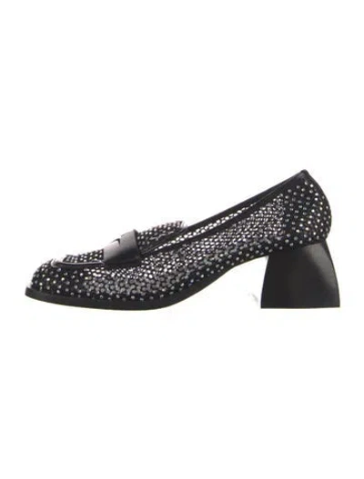 Pre-owned Nodaleto Crystal Embellishments Pumps In Black