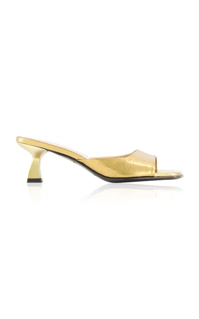 Nodaleto Dona Mule Sandal In Gold