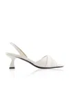Nodaleto Dona Soft Pleats Sandal In Neutral