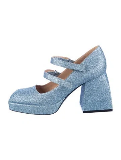 Pre-owned Nodaleto Glitter Glitter Accents Pumps
