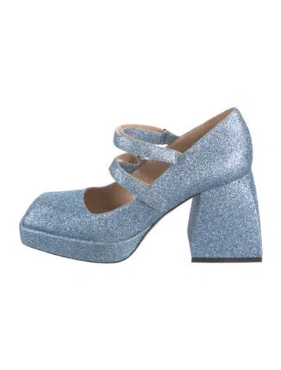 Pre-owned Nodaleto Glitter Glitter Accents Pumps