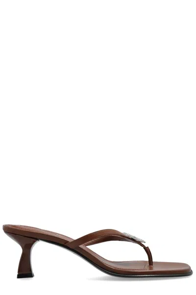 Nodaleto Leather Sandals In Brown