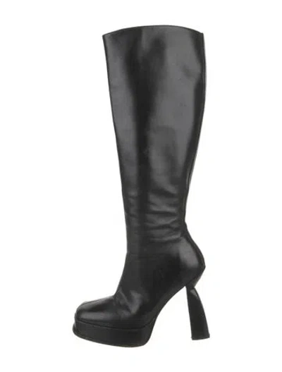 Pre-owned Nodaleto Leather Boots In Black
