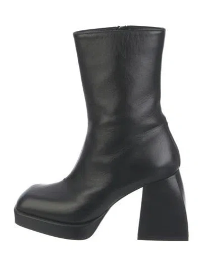 Pre-owned Nodaleto Leather Boots In Black