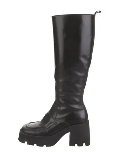 Pre-owned Nodaleto Leather Boots In Black