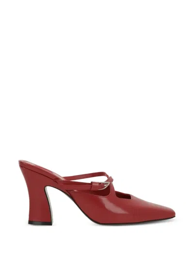 Nodaleto Leather Mules In Red