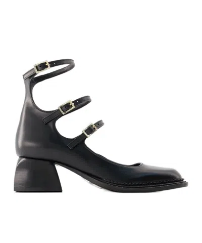 NODALETO NODALETO BULLA LONDON TRIPLE STRAP PUMPS