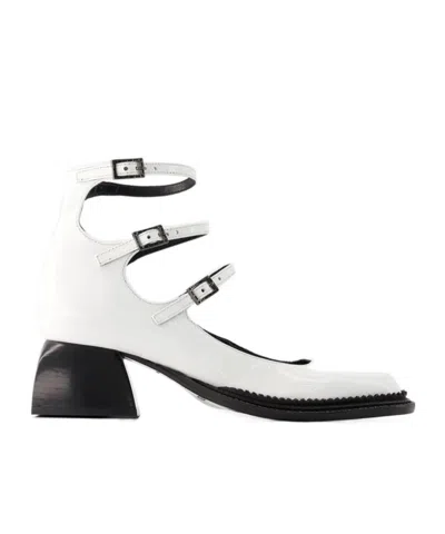 NODALETO NODALETO BULLA LONDON TRIPLE STRAP PUMPS