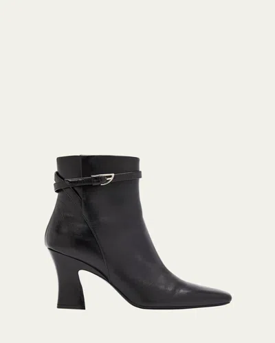 Nodaleto Nodstalgia Kate Leather Ankle Booties In Black